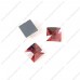 DZ-1078 flat back square glass stones for jewelry making